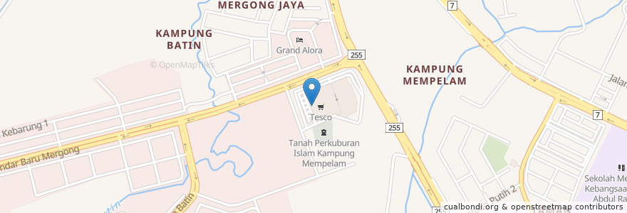 Mapa de ubicacion de KFC en Malaysia, Kedah, Kota Setar.