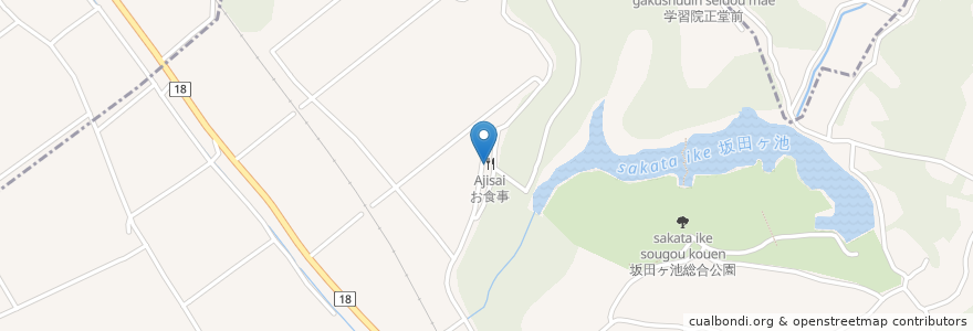 Mapa de ubicacion de お食事 en Japon, Préfecture De Chiba, 印旛郡, 栄町.