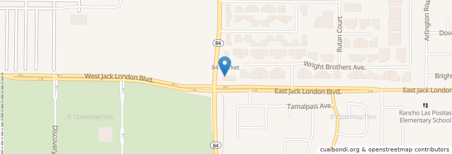 Mapa de ubicacion de Jake's en United States, California, Alameda County, Livermore.