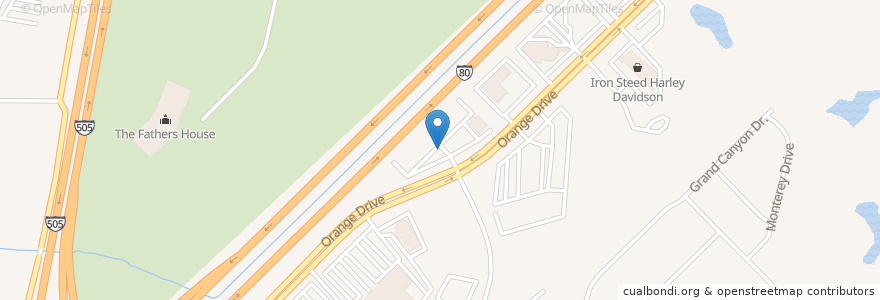 Mapa de ubicacion de King's Buffet en 미국, 캘리포니아주, Solano County, Vacaville.