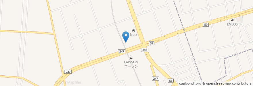 Mapa de ubicacion de パーラー裕楽 en Japón, Prefectura De Aichi, 東海市, Nagoya.