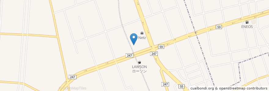 Mapa de ubicacion de SANKYO en Japão, 愛知県, 東海市, Nagoia.