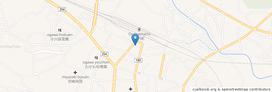 Mapa de ubicacion de 三代目清水屋 en Japan, Präfektur Saitama, 比企郡, 小川町.