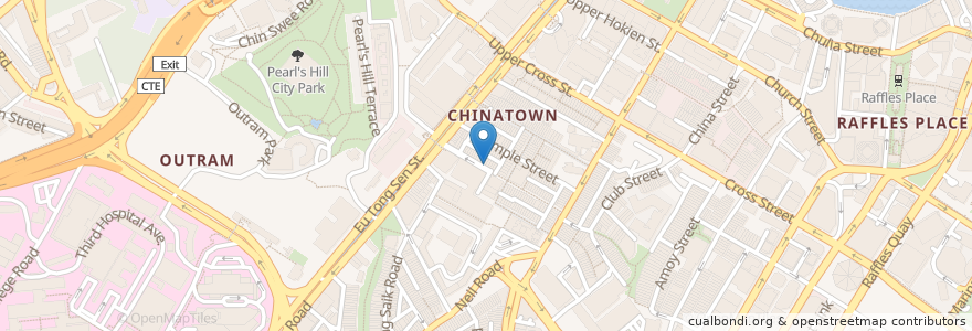 Mapa de ubicacion de CTY Kitchen en سنگاپور, Central.