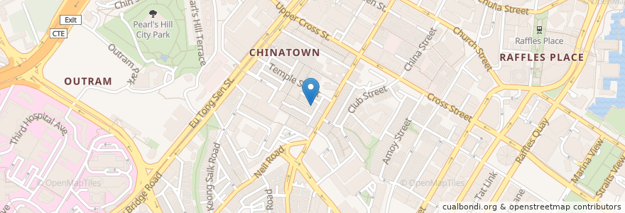 Mapa de ubicacion de Chuan Jiang Hao Zi Steamboat Restaurant en 新加坡, 中区.