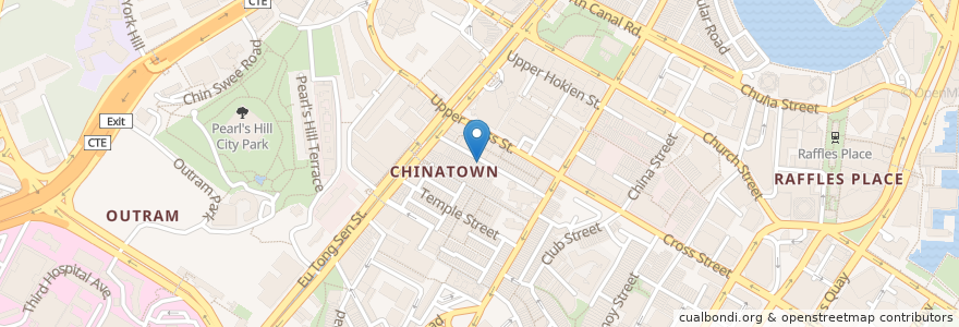 Mapa de ubicacion de Chong Qing Grilled Fish en Singapura, Central.