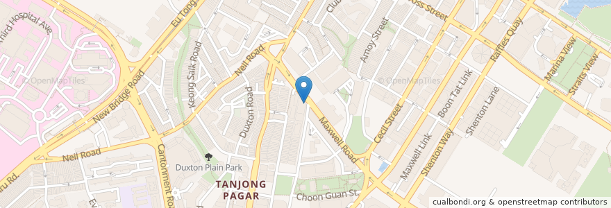 Mapa de ubicacion de Mouth Restaurant en Singapour, Central.