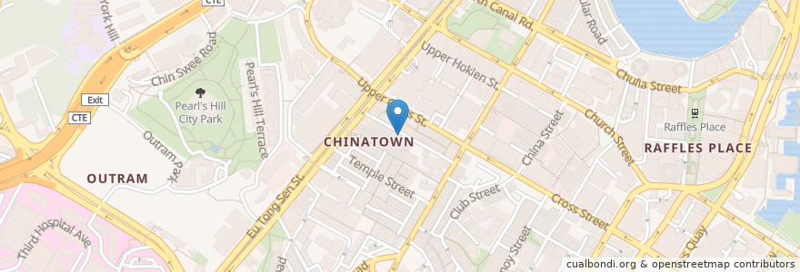 Mapa de ubicacion de Sichuan Village Restaurant en 新加坡, 中区.