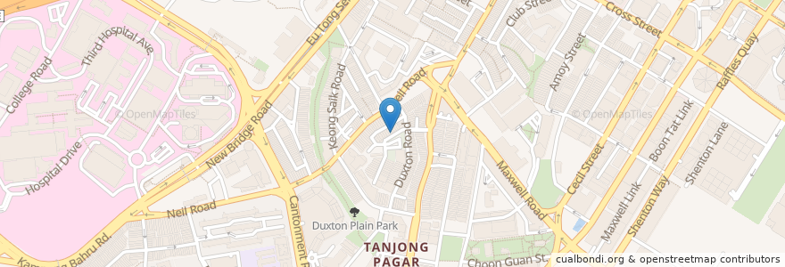 Mapa de ubicacion de Sabio Tapas Bar & Restaurant en Singapour, Central.
