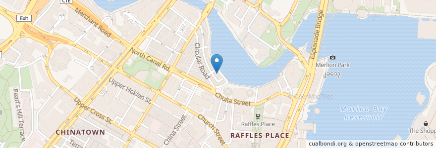 Mapa de ubicacion de RedDot BrewHouse en Singapur, Central.