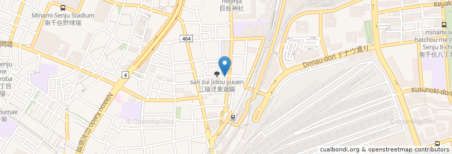 Mapa de ubicacion de パワーブレンド TANAKA en Япония, Токио.