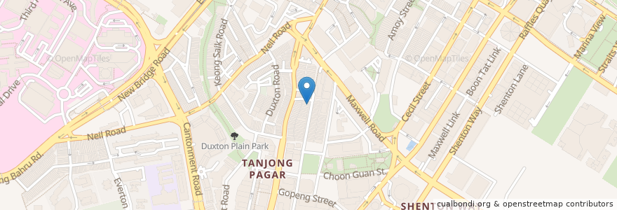 Mapa de ubicacion de Bam Tapas Sake Bar en Singapore, Central.
