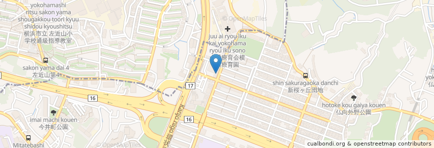 Mapa de ubicacion de エミデンタルクリニック en ژاپن, 神奈川県, 横浜市, 保土ヶ谷区.
