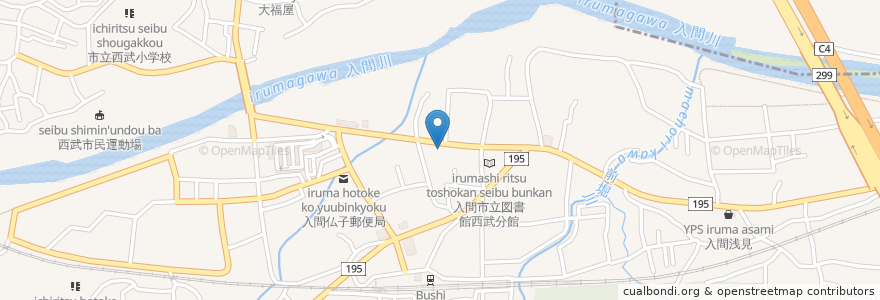 Mapa de ubicacion de 仏子動物病院 en Japão, 埼玉県, 入間市.