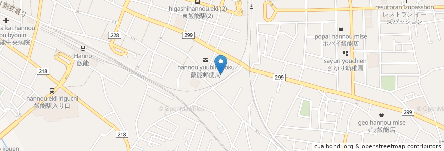 Mapa de ubicacion de 徳樹庵 飯能店 en اليابان, 埼玉県, 飯能市.