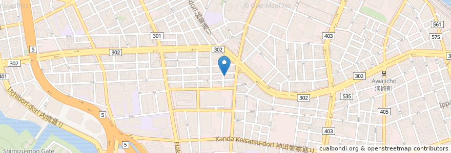 Mapa de ubicacion de 神保町シアター en Jepun, 東京都, 千代田区.