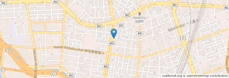 Mapa de ubicacion de デニーズ en 日本, 東京都, 千代田区.