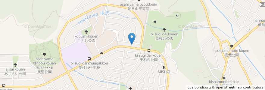 Mapa de ubicacion de 河田小児科・内科医院 en Japón, Prefectura De Saitama, 飯能市.
