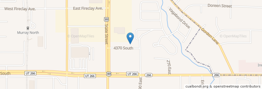 Mapa de ubicacion de Okinawa Karate-Do Center en Stati Uniti D'America, Utah, Salt Lake County, Murray.