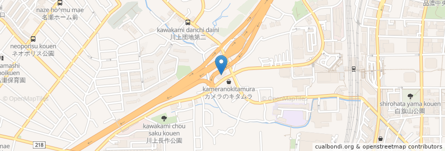 Mapa de ubicacion de 鉄板焼　勝治 en Japonya, 神奈川県, 横浜市, 戸塚区.