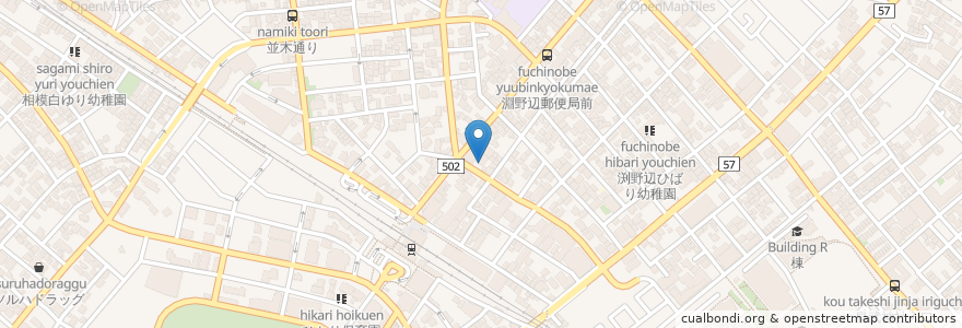Mapa de ubicacion de おっけい en Japan, Präfektur Kanagawa, 相模原市, 中央区.