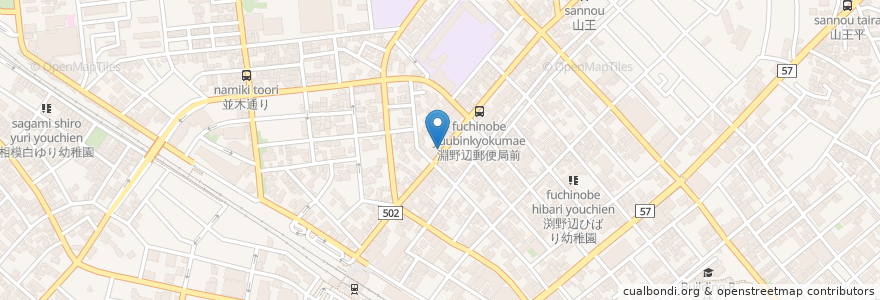 Mapa de ubicacion de お好み じゅんじゅん en Japón, Prefectura De Kanagawa, 相模原市, Barrio Chuo.