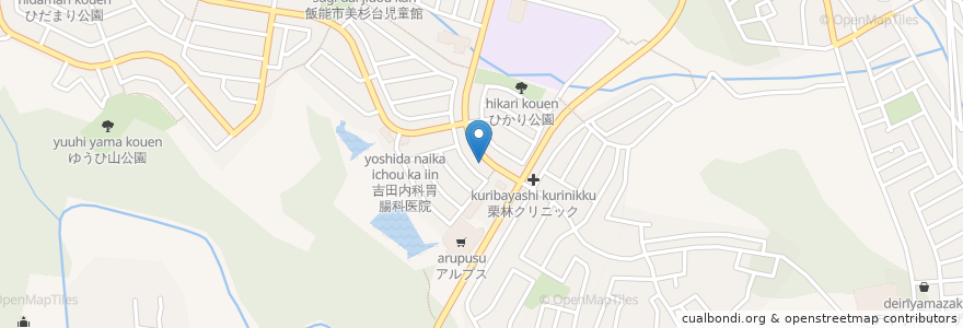 Mapa de ubicacion de 美杉の森整骨院 en 日本, 埼玉县, 飯能市.