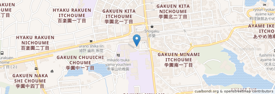 Mapa de ubicacion de SMBC 日興証券 en 日本, 奈良県, 奈良市.