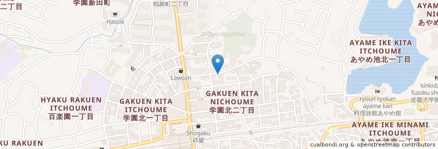 Mapa de ubicacion de おべんとよこちょう en 일본, 나라현, 나라시.