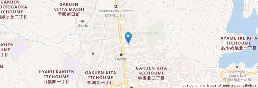 Mapa de ubicacion de くま教育センター en 日本, 奈良県/奈良縣, 奈良市.
