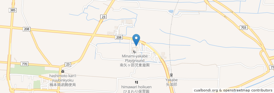 Mapa de ubicacion de 若宮神社 en 日本, 福岡県, 柳川市.