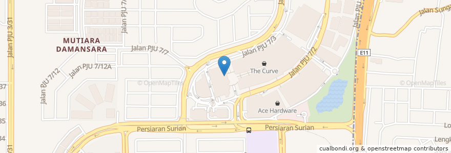 Mapa de ubicacion de McDonald's en Malasia, Selangor, Petaling Jaya.