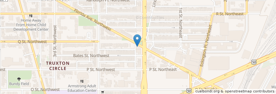 Mapa de ubicacion de DCity Smokehouse en Stati Uniti D'America, Washington, Washington.