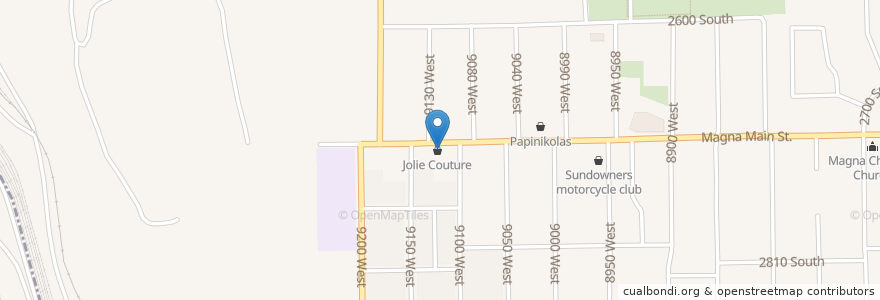 Mapa de ubicacion de Protagonist en 美利坚合众国/美利堅合眾國, 犹他州 / 猶他州, Salt Lake County, Magna.