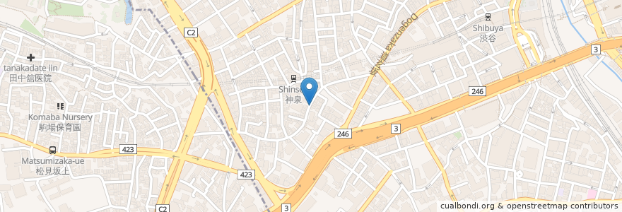 Mapa de ubicacion de totogen en Japan, Tokyo, Shibuya.