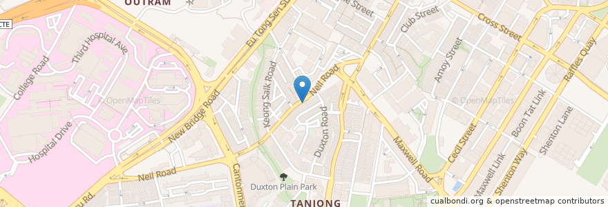 Mapa de ubicacion de Mia Torino en سنغافورة, Central.