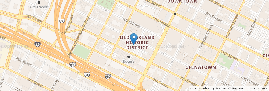 Mapa de ubicacion de Ratto's International Market and Deli en Verenigde Staten, Californië, Alameda County, Oakland.