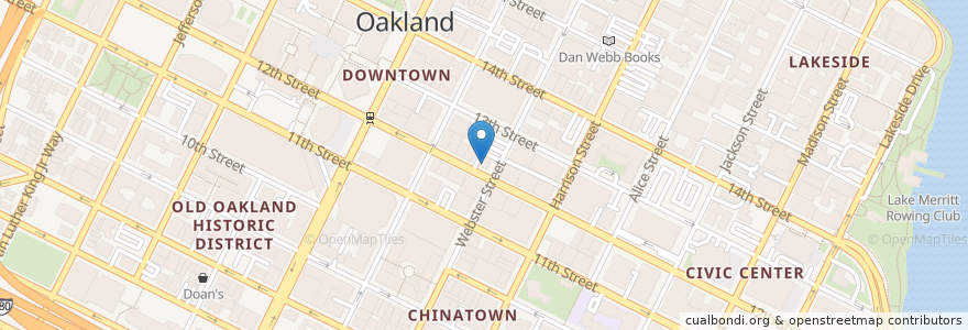 Mapa de ubicacion de Bank of the Orient en United States, California, Alameda County, Oakland.