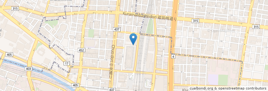 Mapa de ubicacion de 秋葉原UDX 北側駐輪場前 en Japan, 東京都.