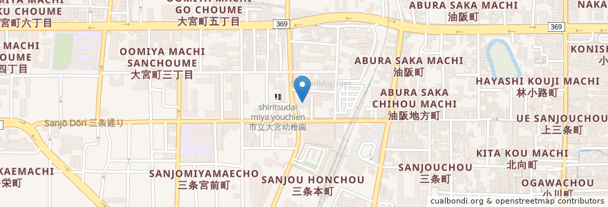 Mapa de ubicacion de TAKIYA en ژاپن, 奈良県, 奈良市.