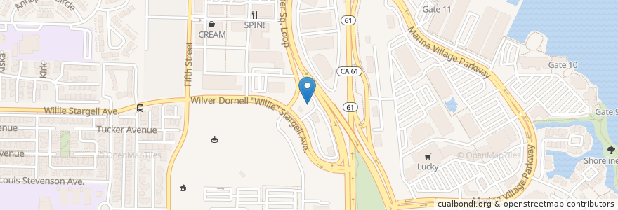 Mapa de ubicacion de Safeway Fuel Center en United States, California, Alameda County, Alameda.