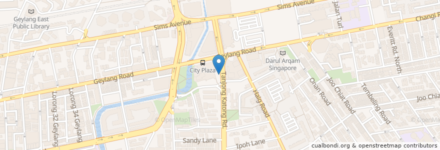 Mapa de ubicacion de City Plaza en Singapour, Southeast.