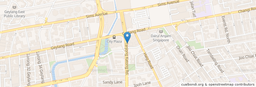 Mapa de ubicacion de Kinex en 新加坡, 东南区.