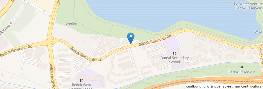 Mapa de ubicacion de Sheng Siong Hypermart en 新加坡, 东北区.