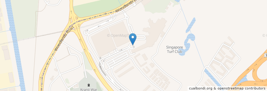 Mapa de ubicacion de Singapore Turf Club en 新加坡, 西北区.