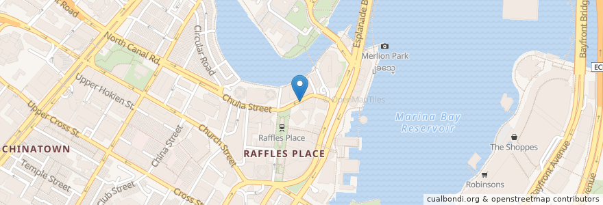 Mapa de ubicacion de Straits Trading en 新加坡, 中区.