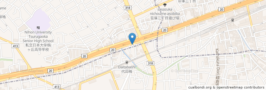 Mapa de ubicacion de キッチンコアット en Japan, Tokio, 杉並区.