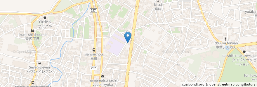Mapa de ubicacion de かつさと en 일본, 시즈오카현, 浜松市, 中区.
