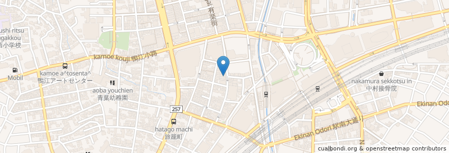 Mapa de ubicacion de 目利きの銀次 en Jepun, 静岡県, 浜松市, 中区.