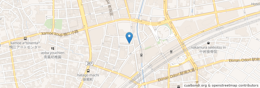 Mapa de ubicacion de フジタ歯科室 en Japan, 静岡県, 浜松市, 中区.